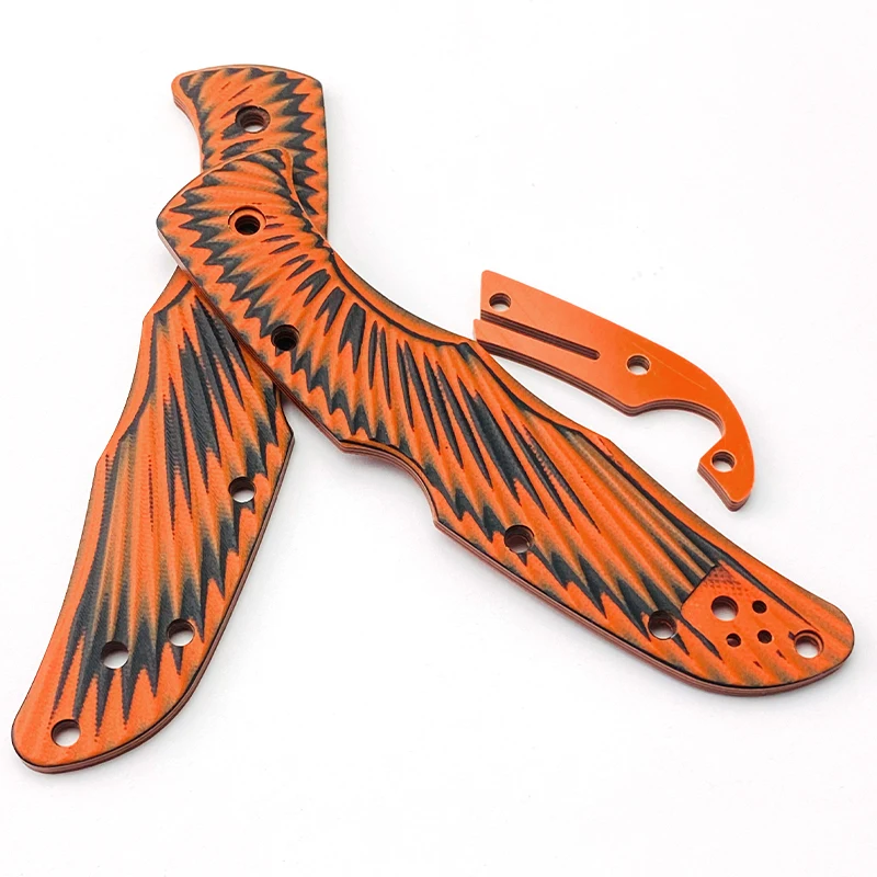 Spyderco C10 G10 Handle Scale Endura 4 Aftermarket Parts (1)