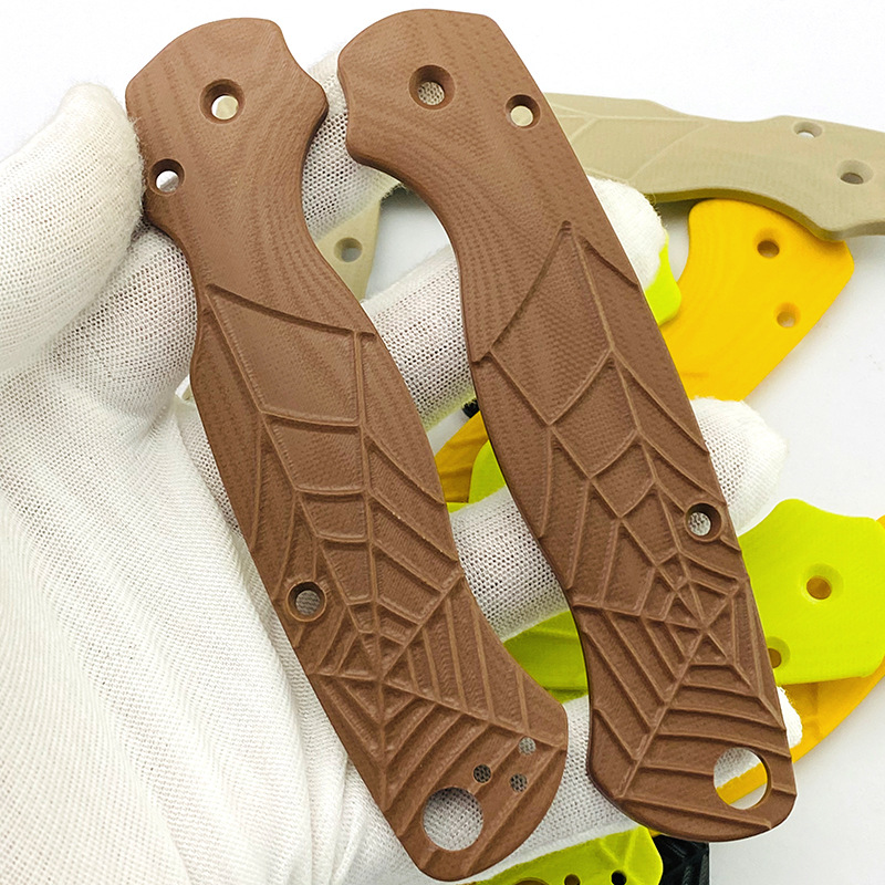Spyderco C81 G10 Spider Web Handle Scale Para Military 2 PM2 (3)