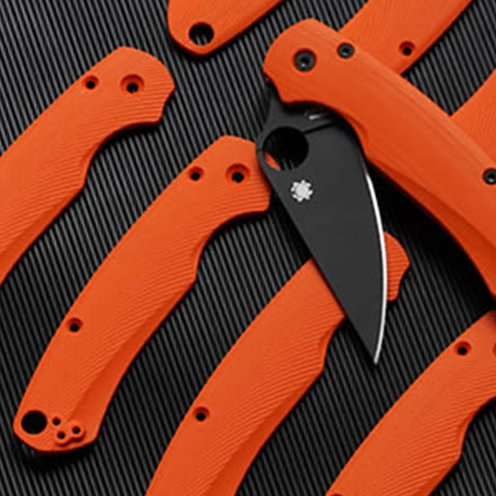 Spyderco C81 Para Military 2 PM2 G10 Imported Scale Handle Aftermarket Knife Part (1 (4)