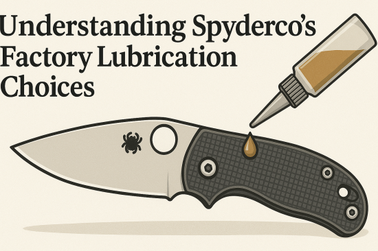 15 Understanding Spyderco’s Factory Lubrication Choices 15 Understanding Spyderco’s Factory Lubrication Choices